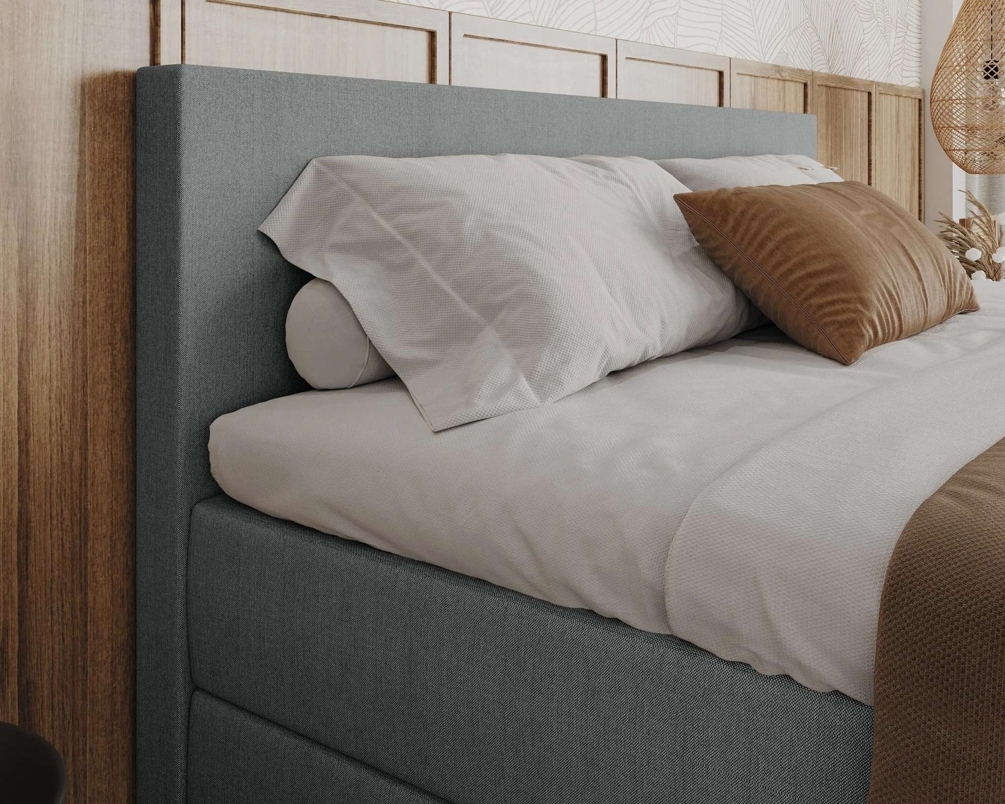 Boxspring etten-leur zij aanzicht ingezoomd