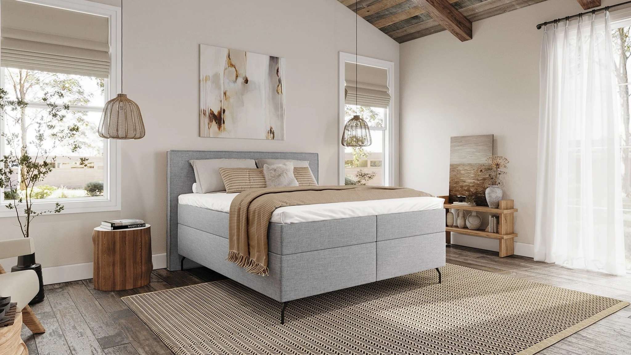 Boxspring Arnhem Zuid voor zij aanzicht