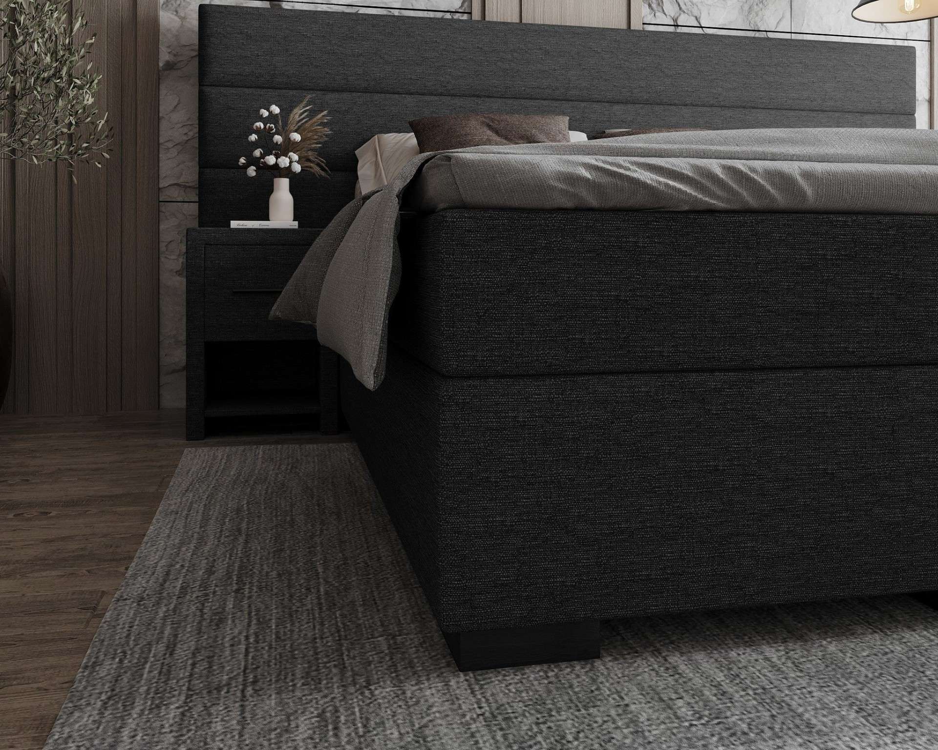 Boxspring Sint Willebrord Voetbord aanzicht